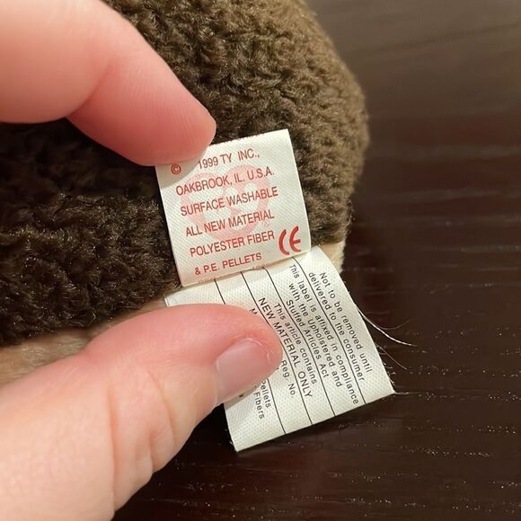 Vintage Ty Beanie Baby Prickles the Hedgehog Excellent Condition 6” long 1999 - Picture 5 of 9